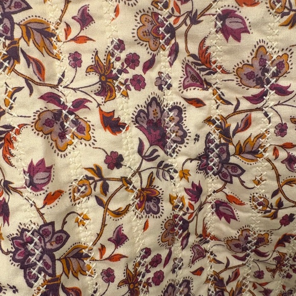 Sezane alexiana nausica quilted ruffle blouse - Picture 12 of 13